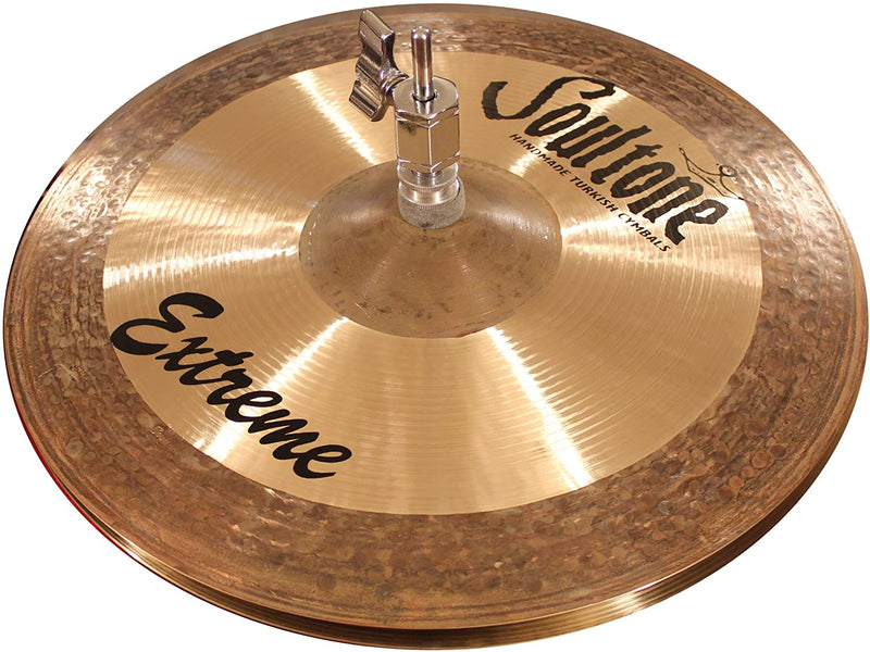 Soultone Cymbals EXT-HHT-15, Extreme Hi-Hats Pair (Top/Bottom) 15"
