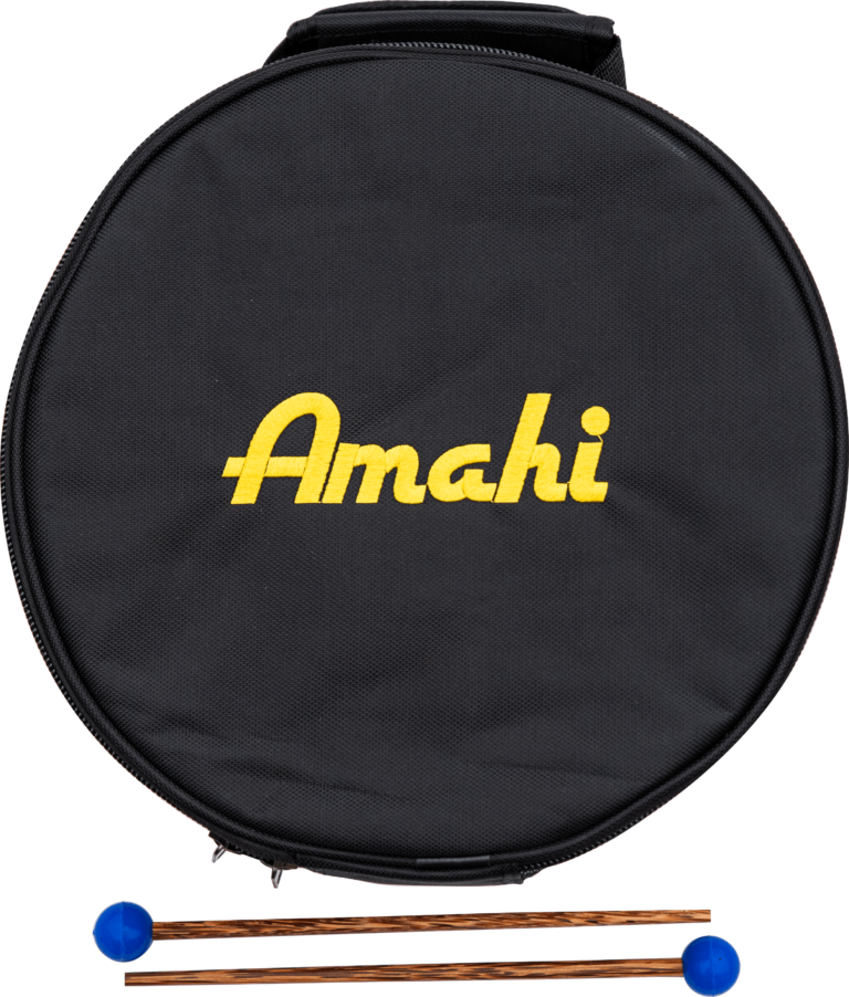Amahi KLG10-RED Steel Tongue 10 inches Diameter - Red
