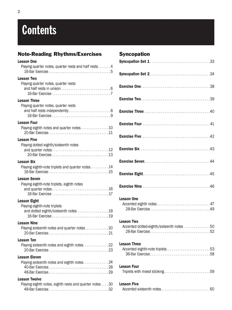 Drumset Book Syncopation for the Modern Drummer