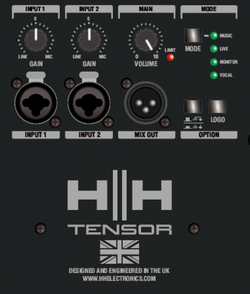 HH Tensor TRE-1201 Portable Sound System Class D-Amplifier