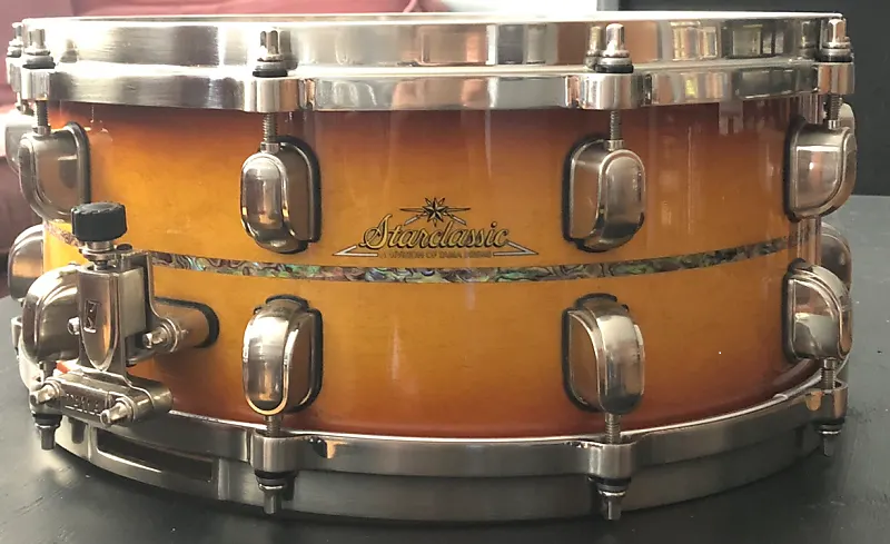 Tama StarClassic Snare, 6" x 14", G Maple Wood, Sunburst,  Made In Japan