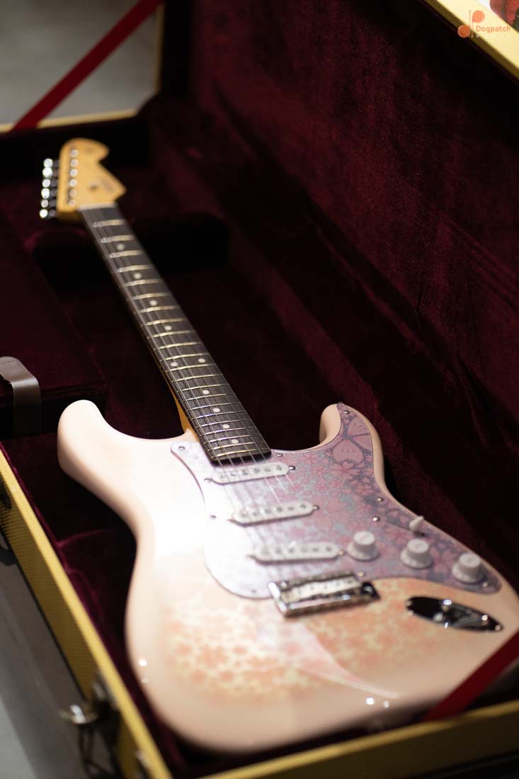 Tokai AST126 SKR-R Prototype Limited Edition, Sakura Pale Pink, Strat Body & with Vintage Hard Shell Tweed Case