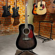 Tokai Cat's Eyes Acoustic Guitar CE25-BKS Black Satin w/Gig Bag