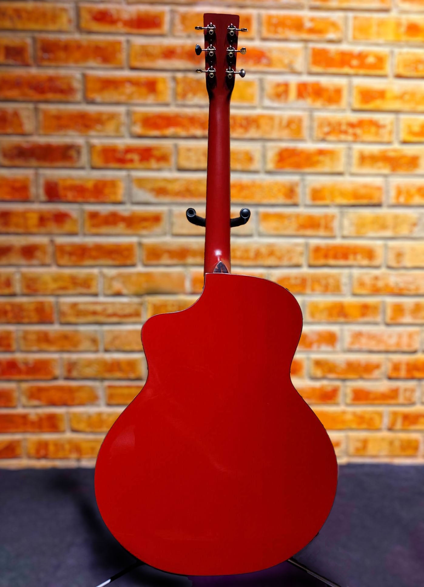 Tokai Cat's Eyes Acoustic Guitar CE57-GO-EA, Red,  Acoustic/Electric Guitar, w/Presys+ 201 PreAmp, Solid Spruce Top, Mahogany Side Back/Neck, Rosewood Fingerboard, w/Gig Bag