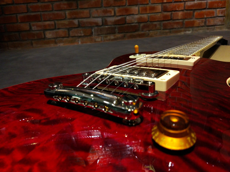 Tokai LS142Q SDR , Electric Guitar, Vintage Series, See-Through Dark R