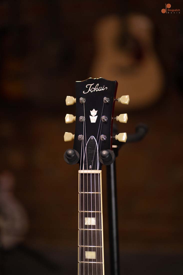 Tokai UES198 Electric Guitar. Semi-Hollow, See-Thru Red (SR), MIJ, with Hard Shell Case (Sold-Out Back-Order Q1 2023)