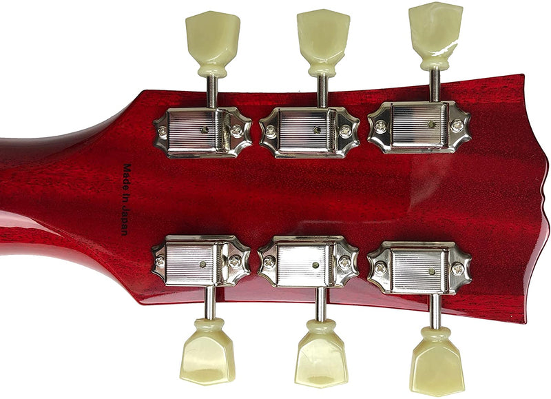 Tokai UES198 Electric Guitar. Semi-Hollow, See-Thru Red (SR), MIJ, with Hard Shell Case (Sold-Out Back-Order Q1 2023)