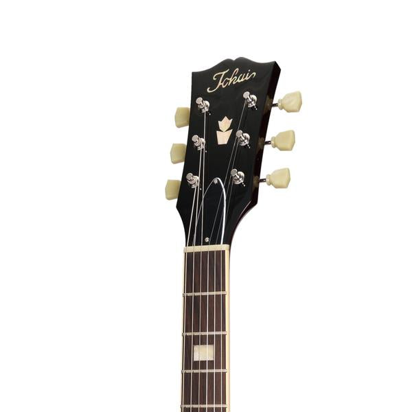(Sold Out)Tokai UES-198 Electric Guitar. Semi-Hollow, Tea Burst (TB), MIJ, with Hard Shell Case