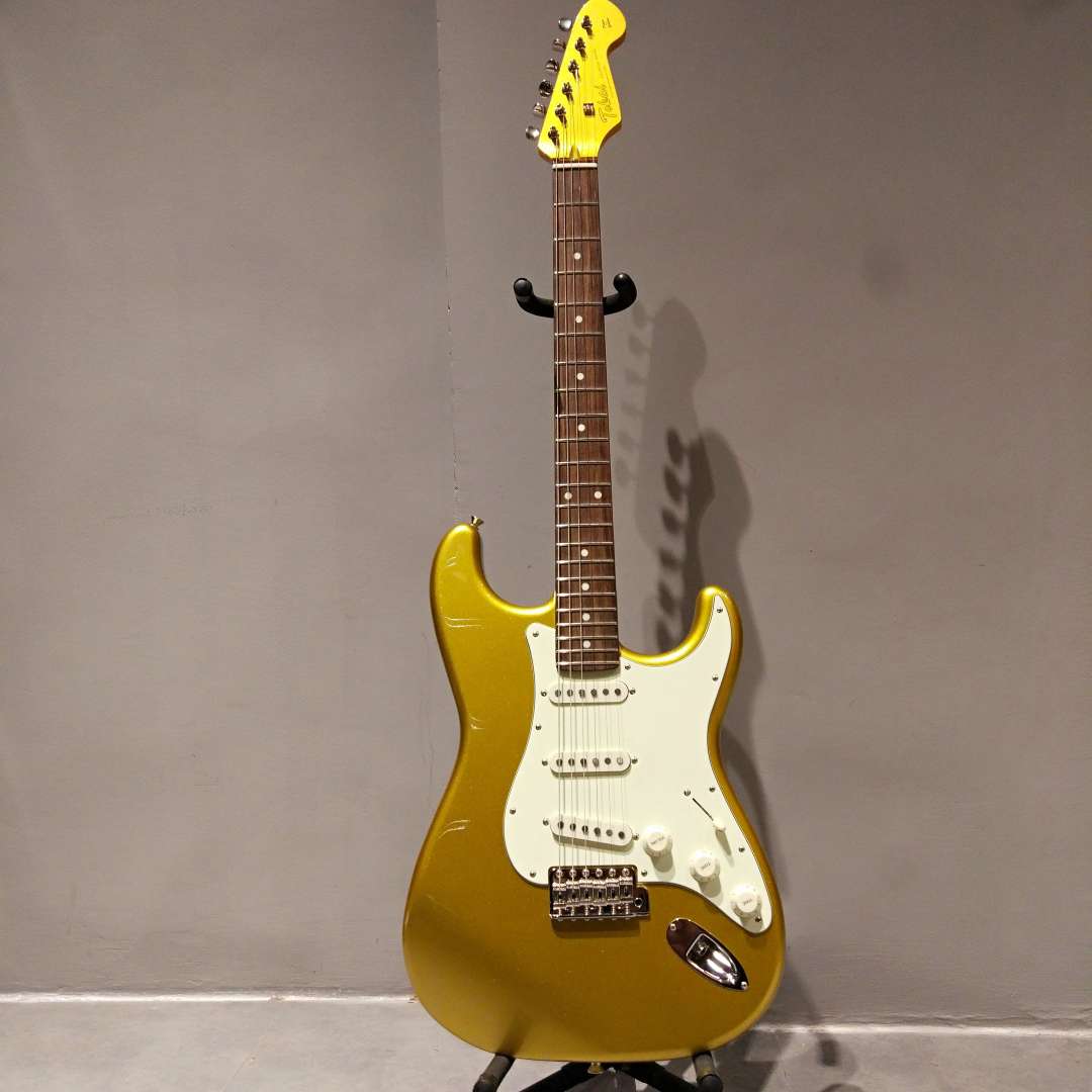 Tokai AST-104 SGOR Electric Guitar, Vintage Series, Sparkle Yellow