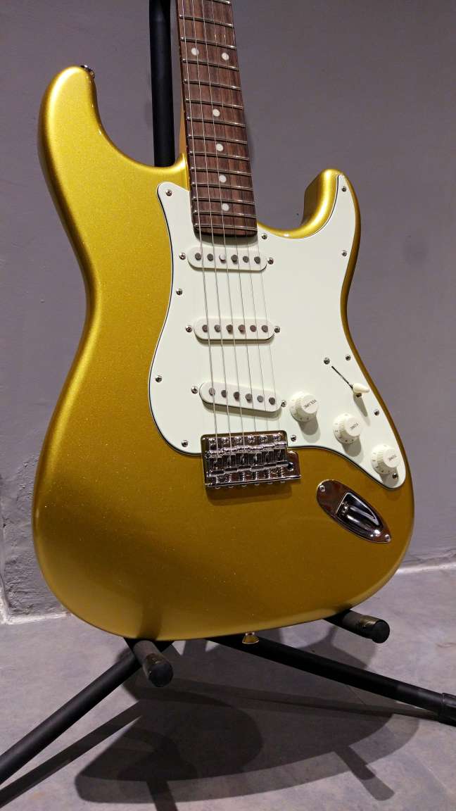 Tokai AST-104 SGOR Electric Guitar, Vintage Series, Sparkle Yellow