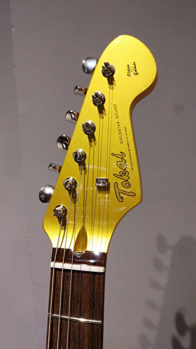 Tokai AST-104 SGOR Electric Guitar, Vintage Series, Sparkle Yellow