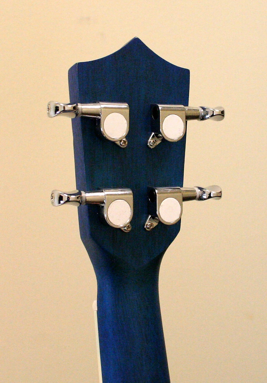 Amahi UK 205EQ, Dark Blue Mahogany Ukulele - Concert Size with Gig Bag