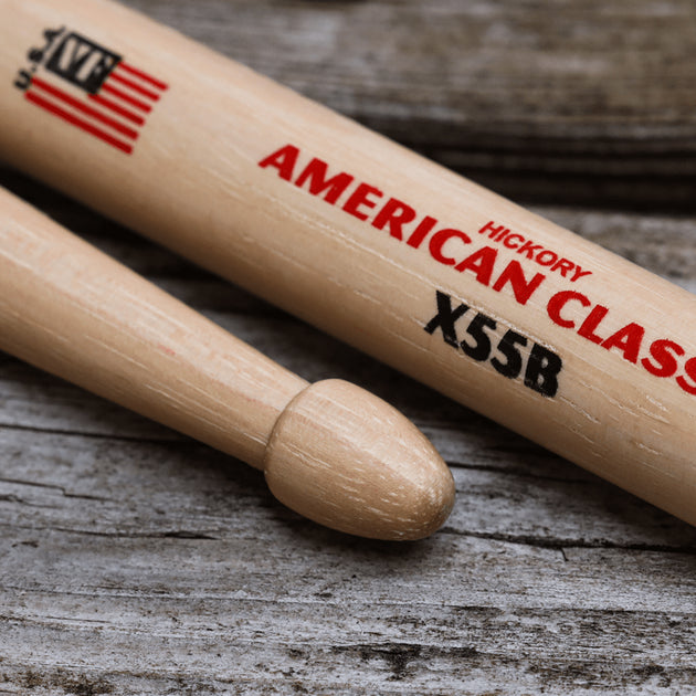 Vic Firth AMERICAN CLASSIC® EXTREME X55B - Hickory, Wood Tip