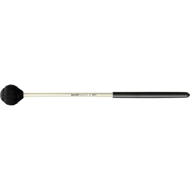 Vic Firth BSC1- Cymbal Mallets-Medium Hard, Black Yarn