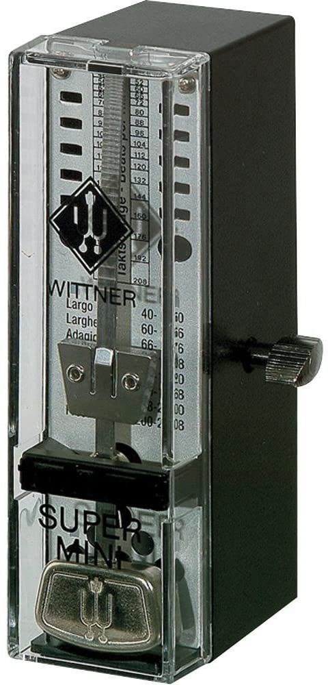 Wittner 903012 Taktell Piccolo Super-Mini Metronome, Black - Germany