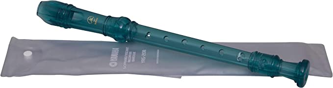 Yamaha YRS-20BB Soprano C Translucent Baroque-Fingering Recorder (Translucent Candy Blue)
