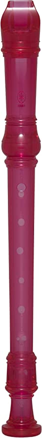 Yamaha YRS-20BP Soprano C Translucent Baroque-Fingering Recorder (Translucent Candy Pink}