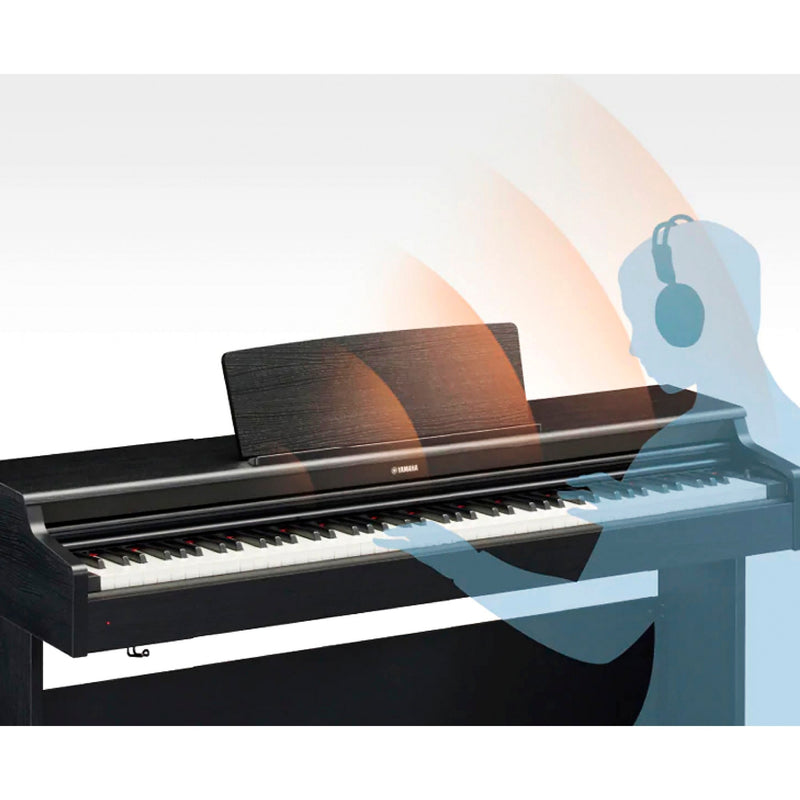 Yamaha ARIUS YDP-144WH, 88 Keys Digital Piano, White, Action Hammers, Weighted Keyboard