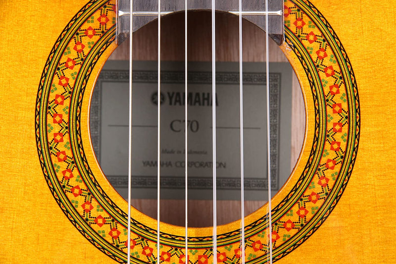 Yamaha C-70 II, 4/4, 6 Strings Nylon Classical Guitar, Natural