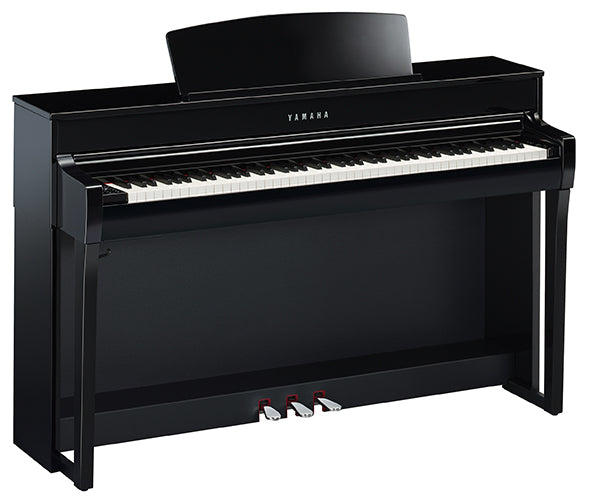 Yamaha CLP-745B Clavinova Digital Upright Piano, Black, w/Bench