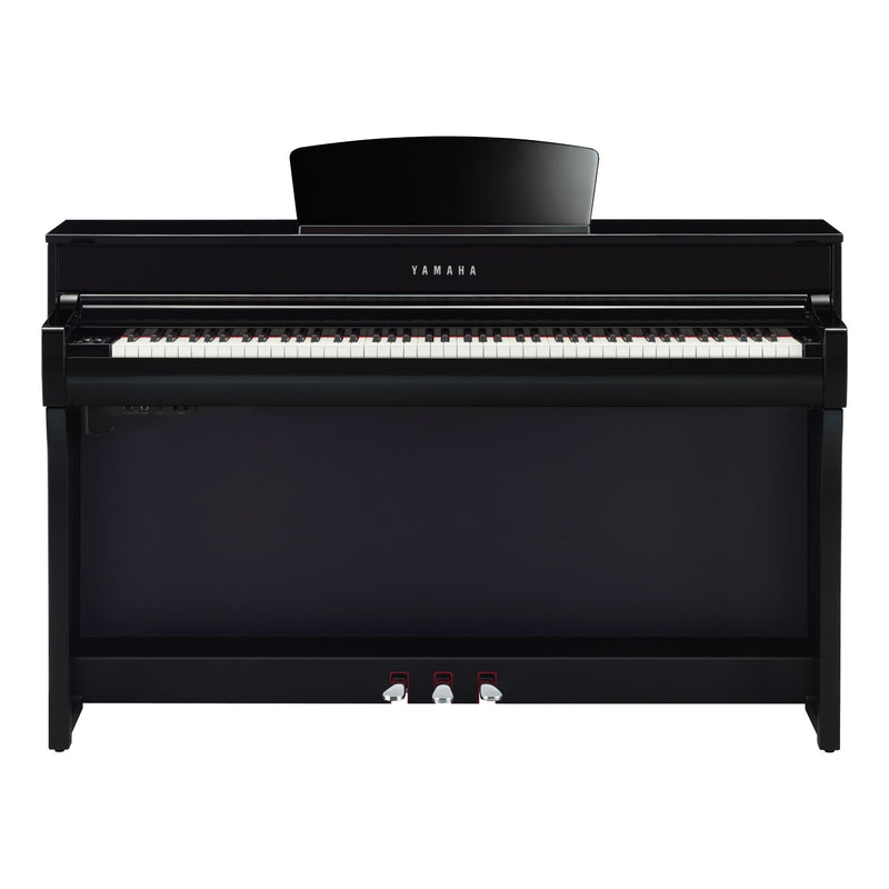 Yamaha CLP-735B Clavinova Digital Piano, Grand Piano Modeling, Black, w/Bench