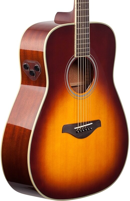 Yamaha FG-TA TransAcoustic Dreadnought, Brown Sunburst