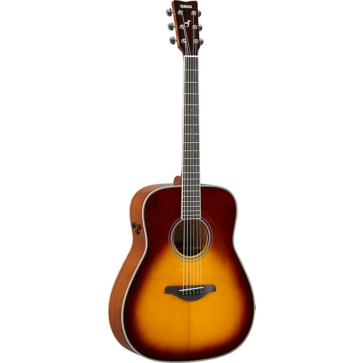 Yamaha FG-TA TransAcoustic Dreadnought, Brown Sunburst