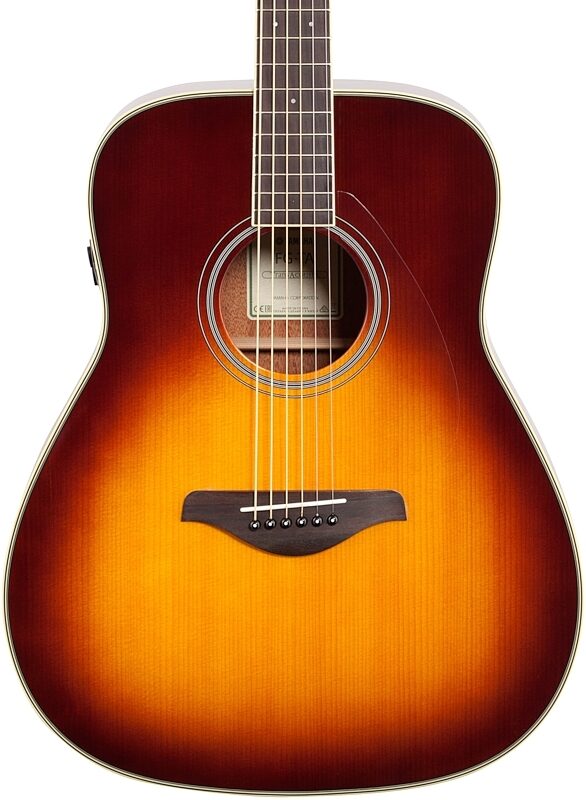 Yamaha FG-TA TransAcoustic Dreadnought, Brown Sunburst