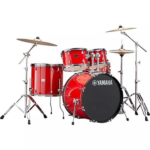 Yamaha RDP2F5, Rydeen 5-Piece Shell Pack with 22 in. Bass Drum, Hot Red