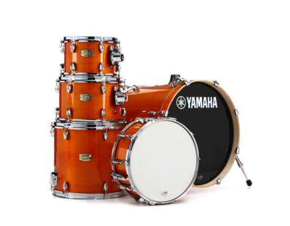 Yamaha SBP2F50 Stage Custom Birch Shell Pack, 5pieces, Honey Amber