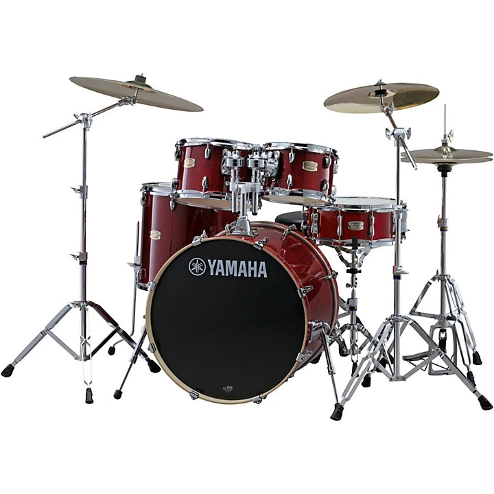 Yamaha SBP2F50 Stage Custom Birch Shell Pack, 5pieces, Cranberry Red