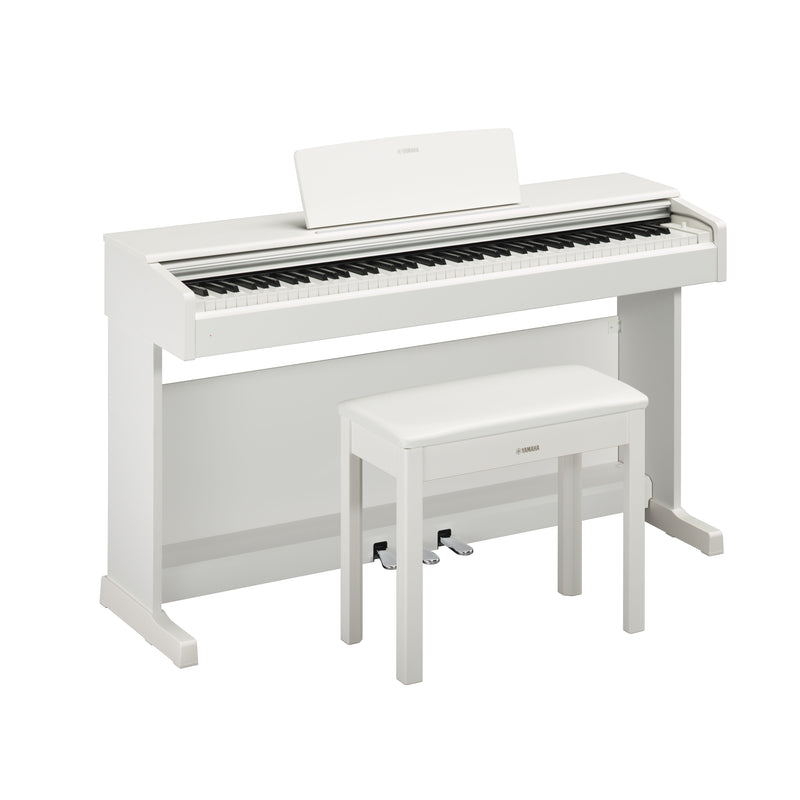 Yamaha ARIUS YDP-144WH, 88 Keys Digital Piano, White, Action Hammers, Weighted Keyboard