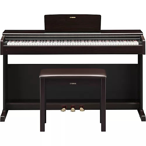Yamaha ARIUS YDP-145R, 88 Keys, Digital Piano, Rosewood, Action Hammered Keys, Weighted Keys w/Bench