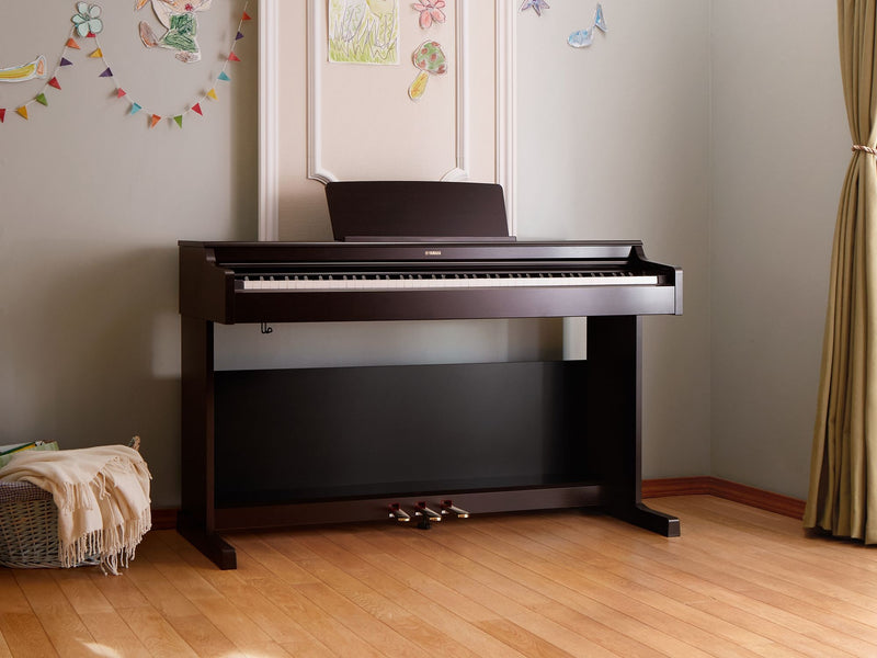 Yamaha ARIUS YDP-145R, 88 Keys, Digital Piano, Rosewood, Action Hammered Keys, Weighted Keys w/Bench