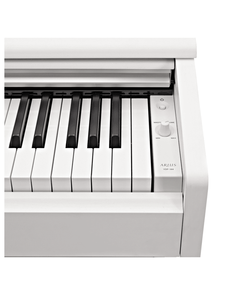 Yamaha ARIUS YDP-144WH, 88 Keys Digital Piano, White, Action Hammers, Weighted Keyboard