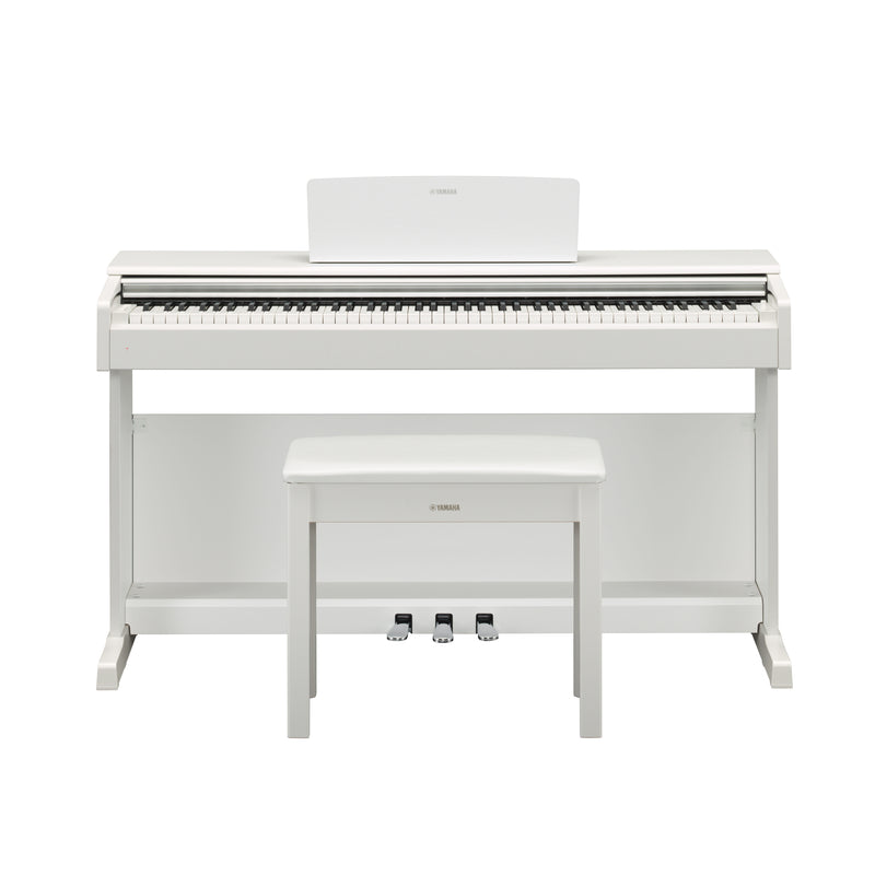 Yamaha ARIUS YDP-144WH, 88 Keys Digital Piano, White, Action Hammers, Weighted Keyboard