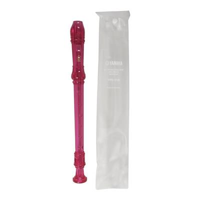 Yamaha YRS-20BP Soprano C Translucent Baroque-Fingering Recorder (Translucent Candy Pink}
