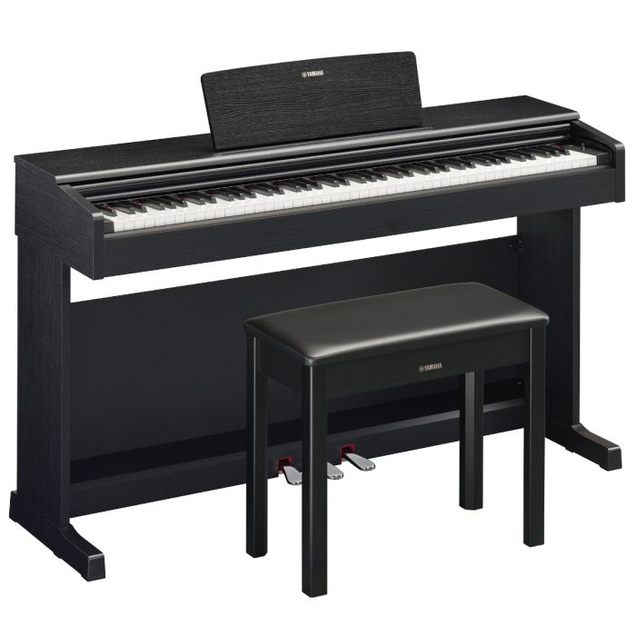 Yamaha ARIUS YDP-145B, 88 Keys, Digital Piano, Black Walnut, Action Hammered Keys, Weighted Keys w/Bench