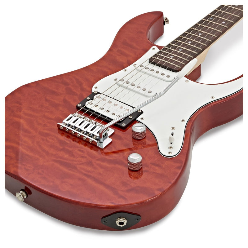 Yamaha PAC212VQM, Pacifica 200 Series Electric Guitar, Caramel Brown