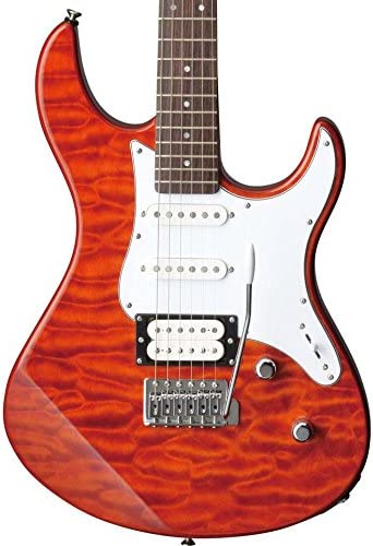 Yamaha PAC212VQM, Pacifica 200 Series Electric Guitar, Caramel Brown