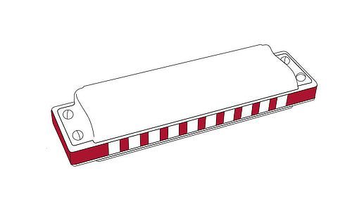 HOHNER  Diatonic Harmonica, Marine Band 1896 - Key of C