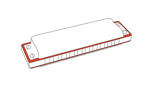 HOHNER  Diatonic Harmonica, Progressive Special 20 - Key of A