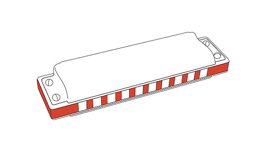 HOHNER  Diatonic Harmonica, Progressive Special 20 - Key of A