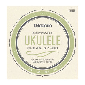 D'Addario  EJ65S  Pro-Arté Custom Extruded Ukulele Strings, Soprano