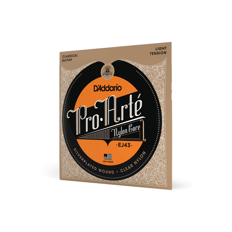 D'Addario EJ43 Pro-Arte Nylon Classical Guitar Strings, Light Tension