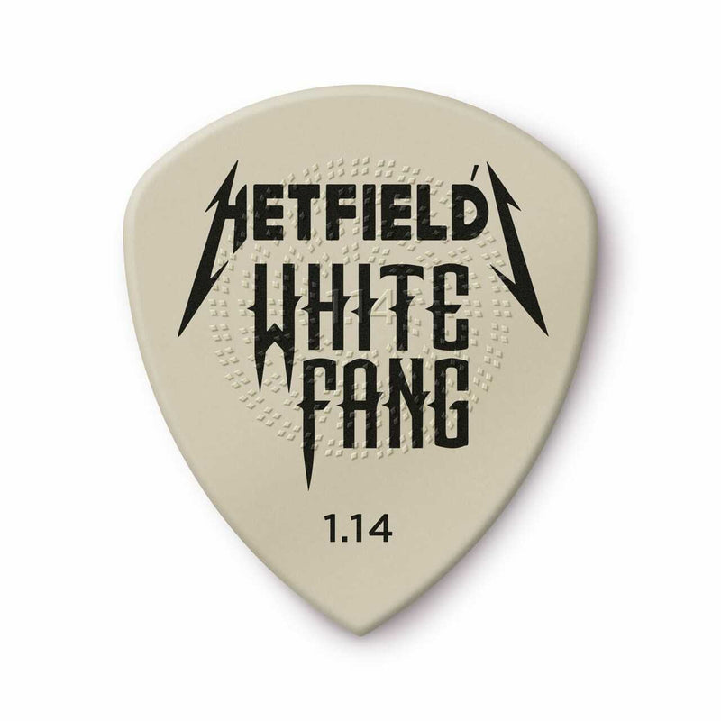Dunlop PH122  HETFIELD'S WHITE FANG™ CUSTOM FLOW® PICK, 1.14MM