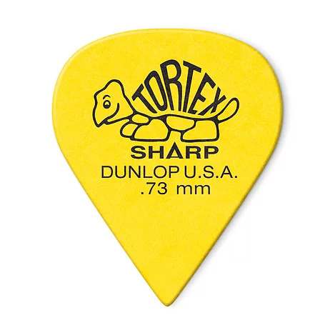 Dunlop 412 Tortex® Sharp Pick, 0.73MM