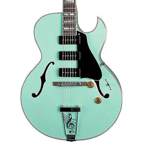 Dean Acoustic Electric Guitar, Palomino Sea Green, Set Neck