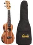 Amahi UK150, Mahogany Ukulele  - Soprano with Gig Bag
