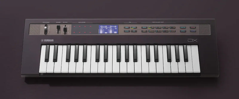 Yamaha REFACE DX FM Synthesizer, modern controls, 2 stereo speakers, 5hr battery